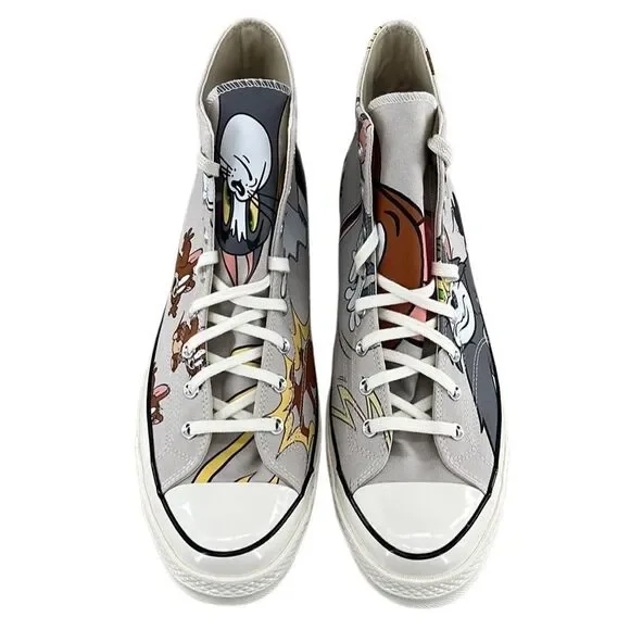 Converse x Tom and Jerry Chuck 70 Limited Edition Hightop Sneakers Shoes Size 16